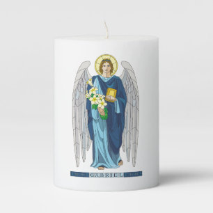 Archangel Gabriel personalize your emotion Pillar Candle