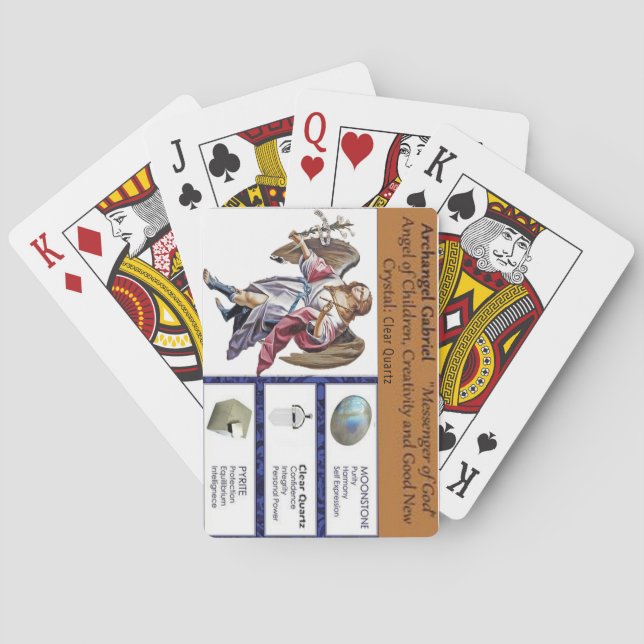 Archangel Gabriel Poker Cards (Back)
