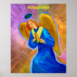 157495 Archangel Gabriel Wall Print Poster