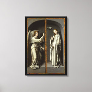Archangel Gabriel; The Virgin Annunciate Canvas Print