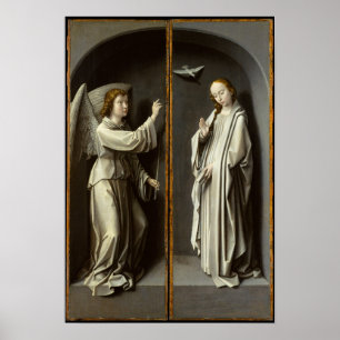 Archangel Gabriel; The Virgin Annunciate Poster