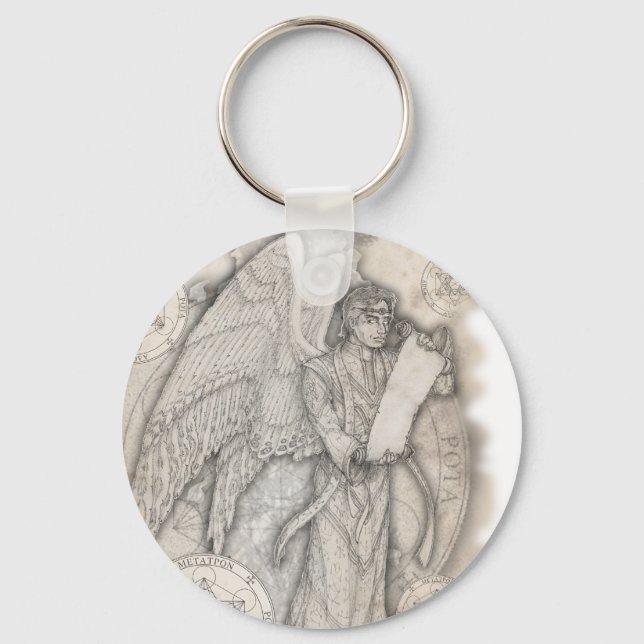 Archangel Metatron Keychain (Front)