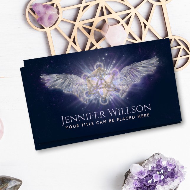 Archangel Metatron - metatron's cube Business Card (Creator Uploaded)