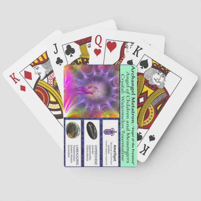 Archangel Metatron Poker Cards (Back)