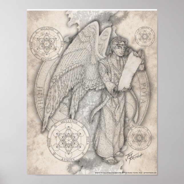 Archangel Metatron Print (Front)