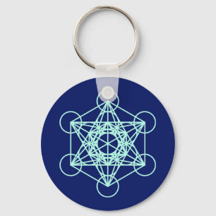 Archangel Metatron Sacred Geometry Keychain