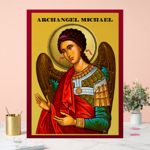 Archangel Michael Acrylic Sign