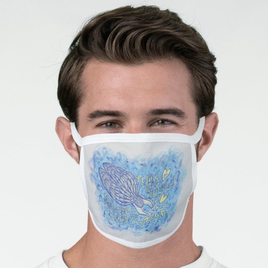 Archangel Michael Art Custom Design Face Mask (Worn Him)