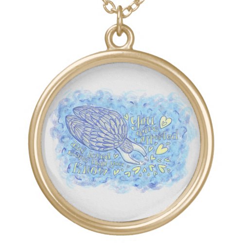 Archangel Michael Art Pendant Charm Necklace