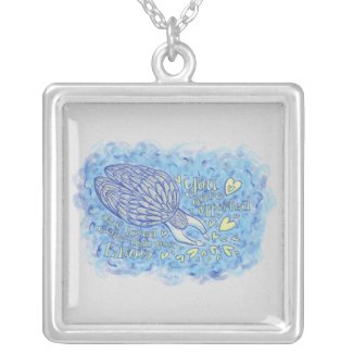 Archangel Michael Art Pendant Charm Necklace