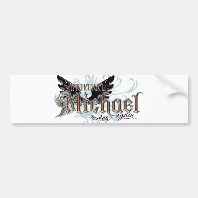 Archangel Michael Bumper Sticker (Front)