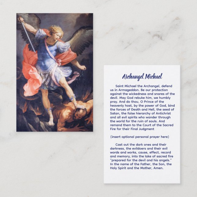 Archangel Michael Business Card (Front/Back)