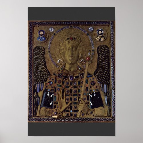 Archangel Michael By Meister Der Ikone Des Erzenge Poster