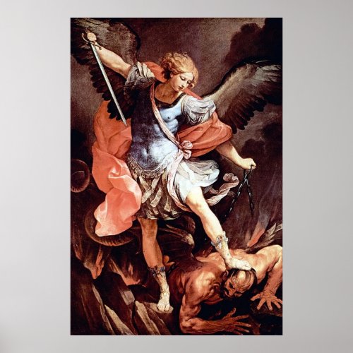 Archangel Michael by Reni Poster