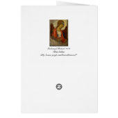 Archangel Michael c1414 Cards (Back)