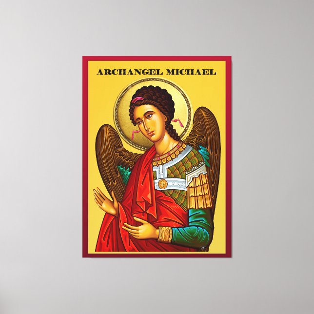 Archangel Michael Canvas Print (Front)