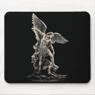 Archangel Michael Christian Streetwear Religious F Mouse Pad