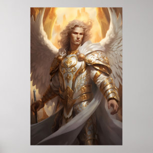 Archangel Michael Fine Art Poster
