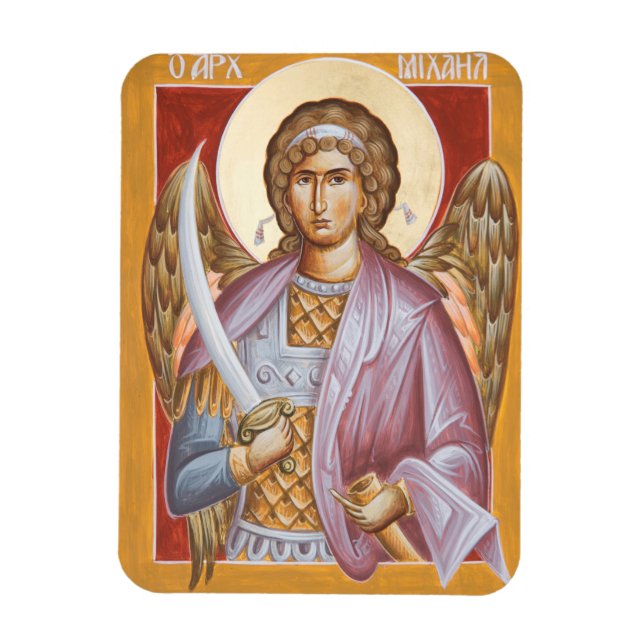Archangel Michael Icon Magnet (Vertical)