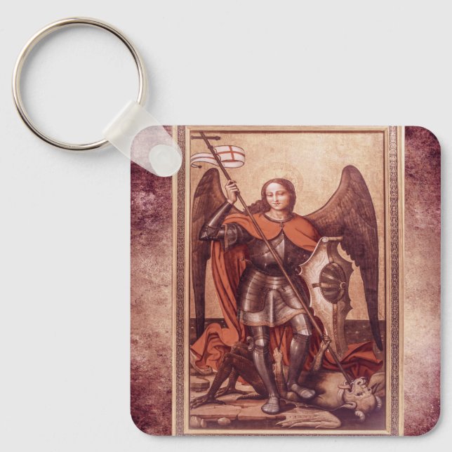 Archangel Michael Keychain (Front)