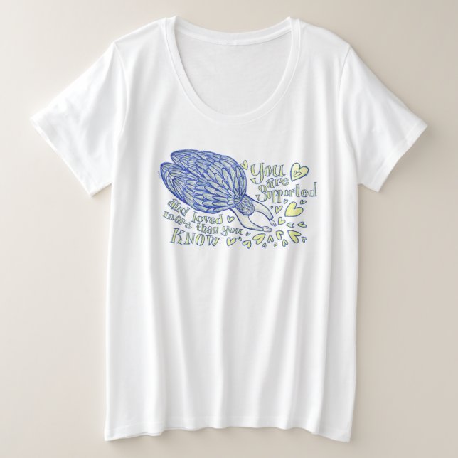 Archangel Michael Love & Support Custom Shirt (Design Front)