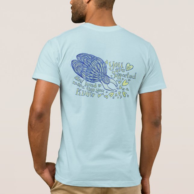 Archangel Michael Love & Support Custom T-Shirts (Back)