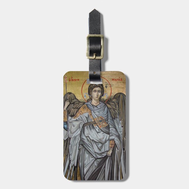 Archangel Michael Luggage Tag (Front Vertical)