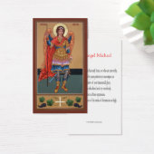 Archangel Michael Mini-Prayer Card (Desk)