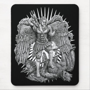 Archangel Michael Mouse Pad