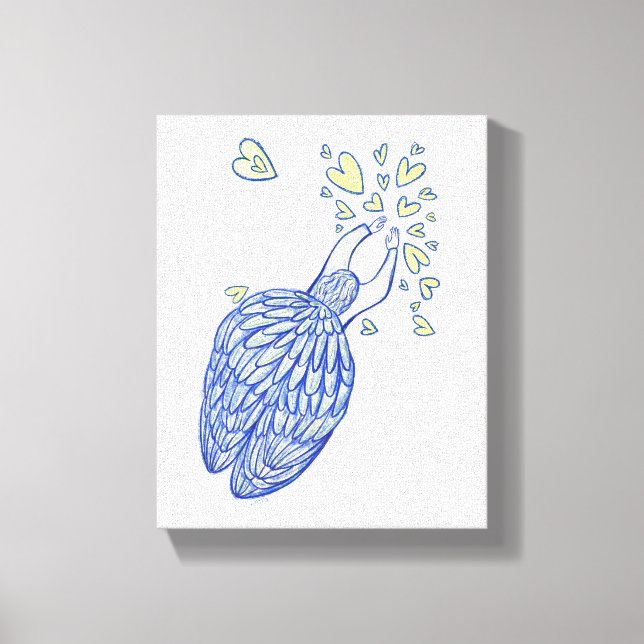 Archangel Michael Painting Wrapped Canvas Art (Front)
