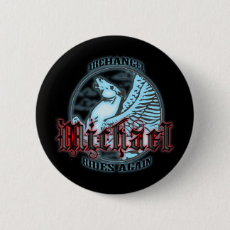 Archangel Michael Pinback Button