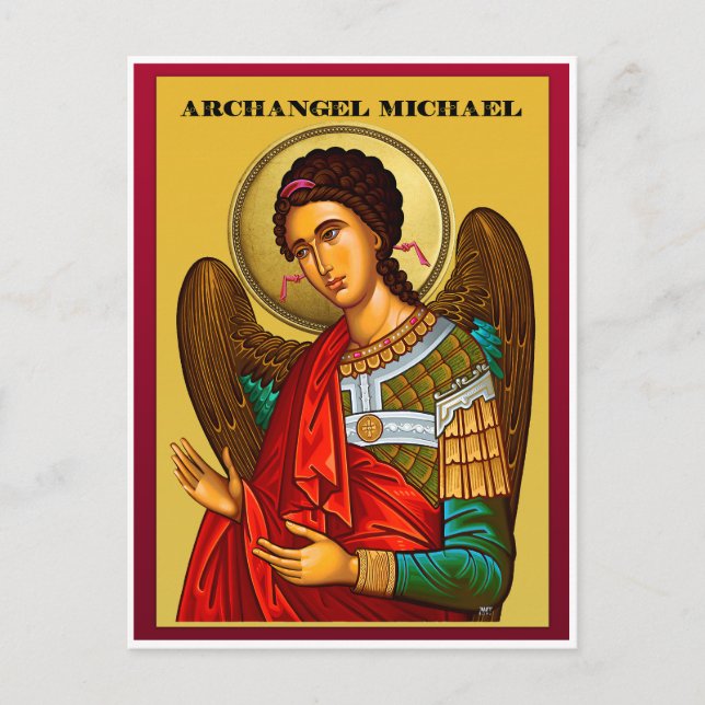 Archangel Michael Postcard (Front)