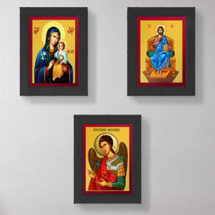 Archangel Michael serbian Wall Art Sets