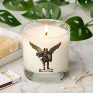 Archangel Michael Statue Angel Michael Scented Candle