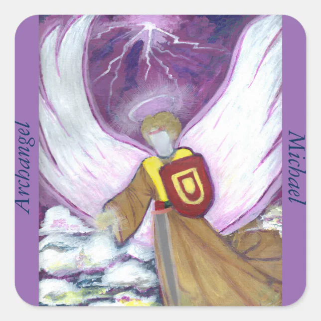 Archangel Michael Sticker | Zazzle