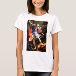 Archangel Michael tramples Satan, Guido Reni T-Shirt