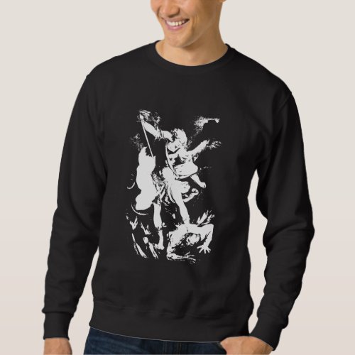 Archangel Michael Two_Tone  Sweatshirt