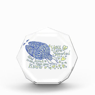 Archangel Michael's Support Art Custom Paperweight Acrylic Award