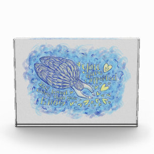 Archangel Michael's Support Art Custom Paperweight Acrylic Award