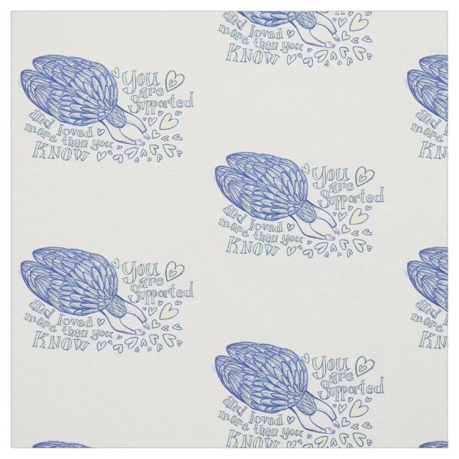 Archangel Michael's Support Art Fabric Material (Swatch)