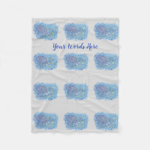 Archangel Michael's Support Custom Fleece Blanket