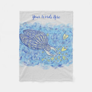 Archangel Michael's Support Custom Fleece Blankets