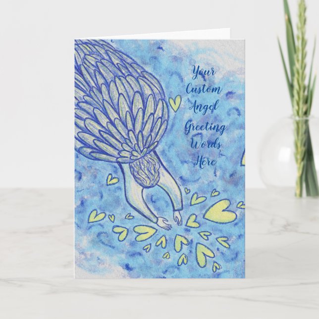 Archangel Michael's Support Custom Greeting Cards (Front)