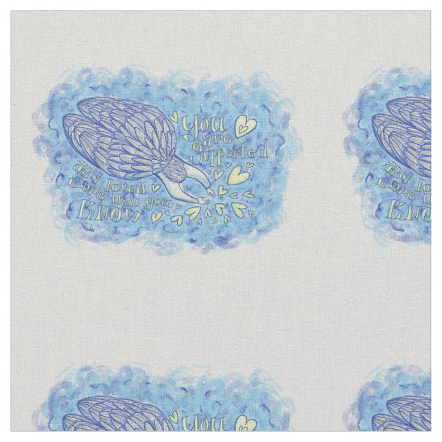 Archangel Michael's Support Fabric Art Material (Close Up)
