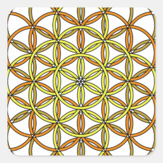 Archangel Ramiel Delight Square Sticker