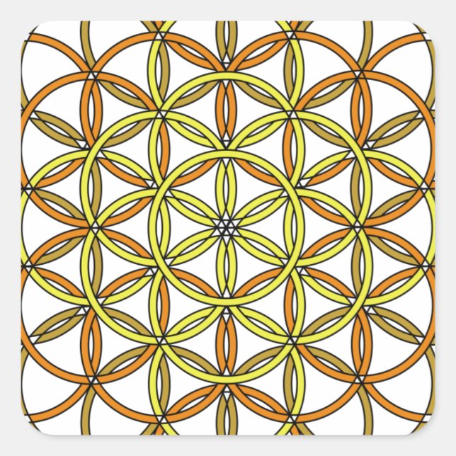 Archangel Ramiel Delight Square Sticker (Front)