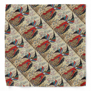 ARCHANGEL RAPHAEL AND FISH PARCHMENT BANDANA