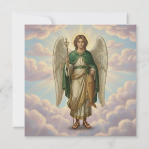 Archangel Raphael Angel Holiday Card