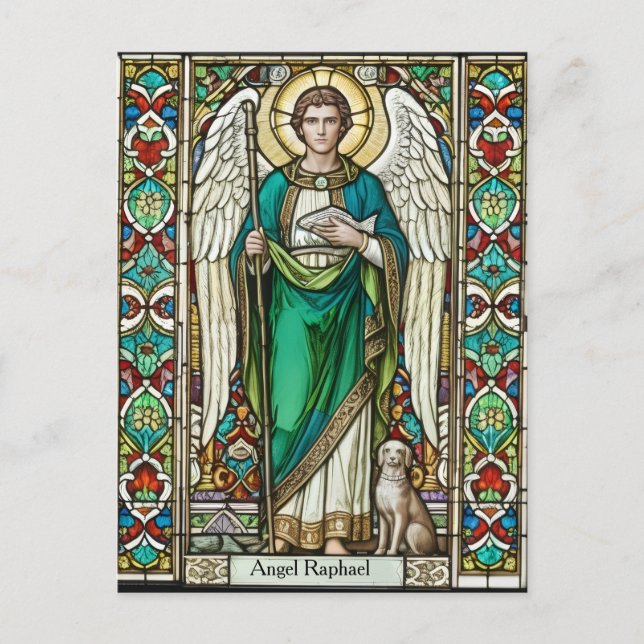 Archangel Raphael - Angel Raphael Postcard (Front)