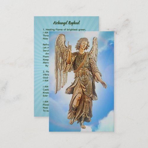 Archangel Raphael Business Card